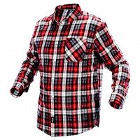 NEO working flannel shirt (ref. no. 81-540) is made of combed cotton yarn (100 cotton).  Special combing process makes it soft to touch. Double back yoke outreaching to arms strengthens zones exposed to abrasion. The product is made of fabric resistant t 