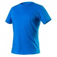 NEO working T-shirt of HD+ series, blue, is made of high quality cotton knitted fabric. Urban style allows for comfortable use also out of work. Product quality is guaranteed by European certificate CE. NEO brand meets expectations of professionals. - HD+