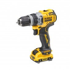 Suktuvas-gręžtuvas DeWalt DCD703L2T-QW; 12 V; 2x3,0 Ah akum.