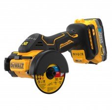 Kampinis šlifuoklis DeWalt DCS438E2T-QW; 18 V; 2x1,7 Ah akum.